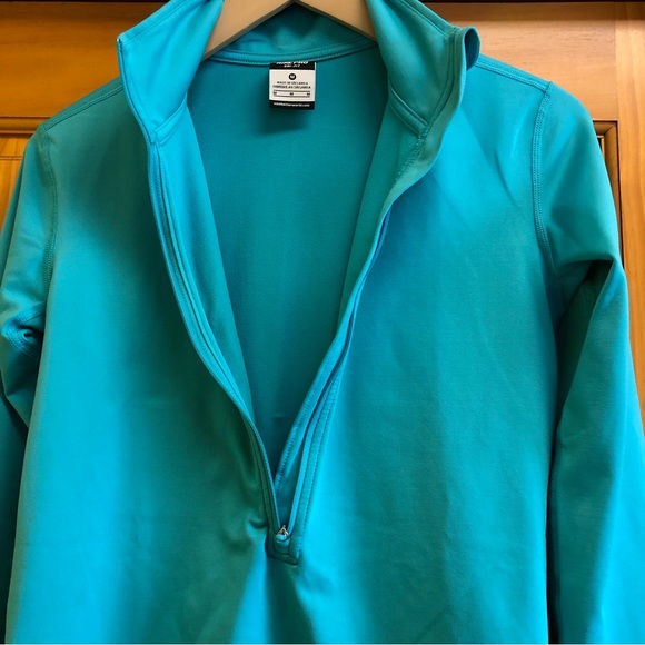 Nike Pro Warm Dri-fit Active 1/2 Zip Lined Top Shirt / Women's Medium / Exercise - Picture 4 of 10